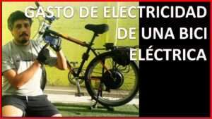 ¿Cuánto consume la carga de una bicicleta eléctrica?